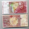 SPAIN, 2 X 2000 PESETAS NOTES 