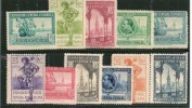 SPAIN-SC#345-355 SHORT SET MINT  CV $36.80 