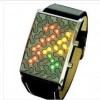 New Colorful Digital Flash Binary LED Watch WristWatch 