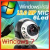 New 12M MINI USB DESK webcam PC CAMERA w/mic Windows 7 