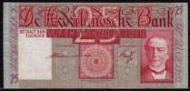 Netherlands  25   GULDEN 1941 MB 096772 