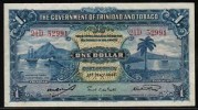 Trinidad and Tobago 1 DOLLAR 1942 EF+   SCARCE 