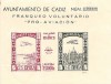 Spanish Civil War CADIZ MINI BLOCK 1937 Galvez #177 MNH 