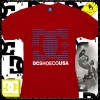 DC SHOE SKATE BOARD T SHIRT RED(G.L)H CO DECK'ES M FLIP