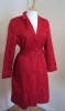 Ladies DUNNES Lightweight Red Trench Coat Macintosh 14 