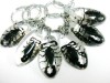 6PCS REAL BLACK SCORPION-KING AMBER MAGIC KEYCHAIN  