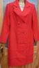 LA REDOUTE RED LONG SLEEVED SMART DRESS SZ 18-20 BNWT 