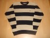 MENS LACOSTE STRIPPED JUMPER SIZE LARGE  