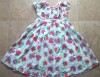 LOVELY GIRLS M&S FLOWER PRINT SUMMER PARTY DRESS 5-6Y 