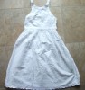 LOVELY GIRLS WHITE BRODERIE ANGLAIS  SUMMER DRESS 5-6Y 