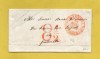 1843 Spain ENTIRE to PUIGCERDA-MANRESA CATALUNA Pmk+ 8½ 