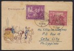 1950 GERMANY LEIPZIGER MESSE FDC TO PHILIPPINES,SALES$1 