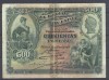 C.R RARO BILLETE CLASICO DE 500 PTS 1907 