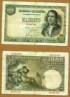 1000 Pesetas Madrid 4 Noviembre 194 Ramon de Santillan 