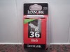 LEXMARK 36 BLACK PRINT CARTRIDGE 