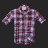 New Men's plaid T-shirt AF %Abercrombie & Fitch 630-L 