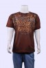 NEW Mens Casual Brown Tops T-Shirt Sz L 