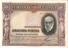 2341- BILLETE 50 PTAS 1935 RAMON Y CAJAL SIN SERIE