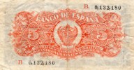 billet de 5 pesetas 1937 