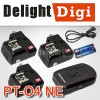 4 Channel Wireless Flash Trigger PT-04 T4E +3 Receivers 