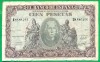 100 pesetas 9 de Enero de 1940. 