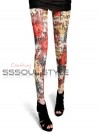 Multicolor Punk Leggings Tights Women Girl Pants vq064 