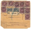 Germany stamps on Parcel PC Inflation 1923 signed 2800M 