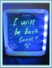 LED Message Text Board Illuminated Display Fluorescent  