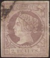 03/056 SPAIN SPANIEN 1860 ED. 56 USADO PRECIOSO 