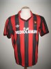 Adidas AC MIlan Mediolanum football shirt 90/91 size L 