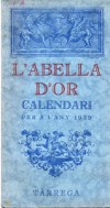 L'abella d'or   a Tàrrega     calendari  any 1929 