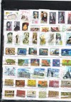 300 recent stamps of France. 