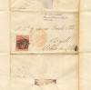 Año 1853 edifil 17 carta Barcelona a Pobla Lillet