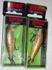 2-RAPALA CD-7 BALSA COUNT DOWN LURE'S / IN BROWN TROUT 