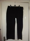 Ladies Black Trousers with Side Zip From Wallis Size16  