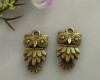 Ancient bronze 20pcs zinc alloy owl charms #1A515 