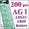 200 AG1 LR621 LR60 Alkaline Button Cell Battery Suncom 