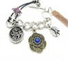 LUCKY BRAND PEACE FLOWER & DRAGON TOGGLE CLASP BRACELET 