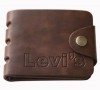 Genuine leather credit card holder wallet purse #2441 