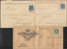 Lot Spanien Briefe EF 1904-05 3 Stück 