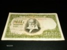 Billete de 1000 pesetas de Joaquin Sorolla de 1956