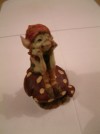 Pixie on Toadstool Ornament 