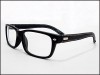 Mens Womens Designer Black Plain Clear EyeGlasses 113 