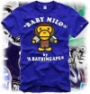 BABY MILO APE ORIGINALS T SHIRT BBC HANDY  SUPRA BE L 