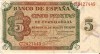 5043- BILLETE 5 PTAS  1938 BURGOS SERIE C