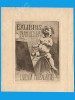 MONSALVATJE bookplate EX LIBRIS 1910 català A de RIQUER 