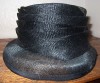 Black Formal Straw Hat 