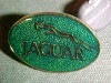 JAGUAR LEAPING GREEN OVAL CAR HAT PIN NEW CLASSY!! 