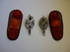 CABOCHONS FEUX ARRIERE RENAULT 4 - R4 4L complets. 