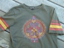 LUCKY Brand Tee-Top-Shirt-Womens-Juniors-Peace Sign M-L 